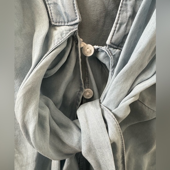 Free people Chambray Wrap dress - Picture 3 of 4